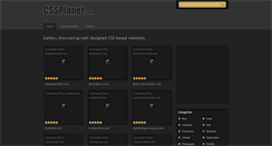 Desktop Screenshot of cssplanet.com